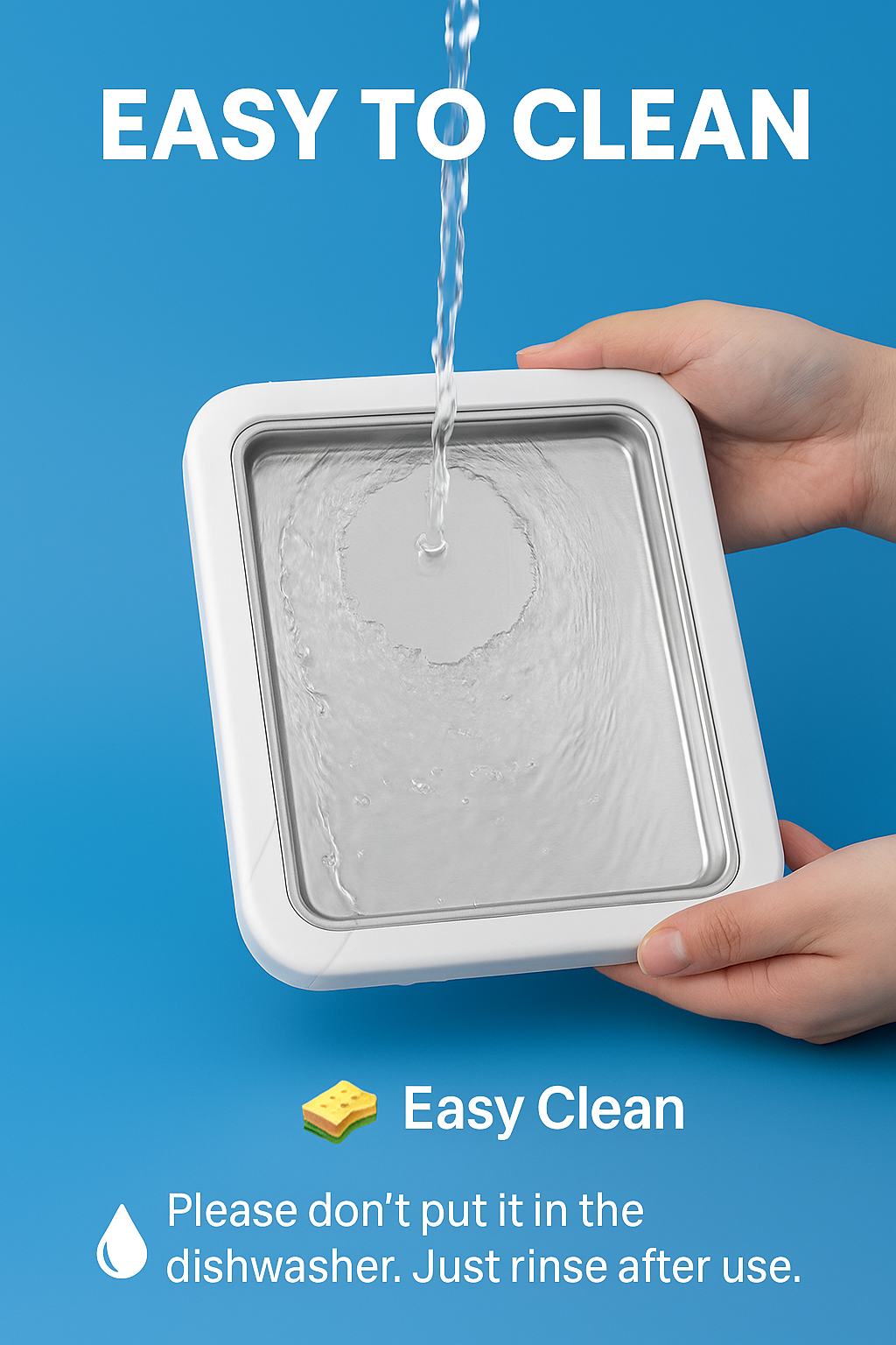 Ice Cream Maker Pan with Scrapers