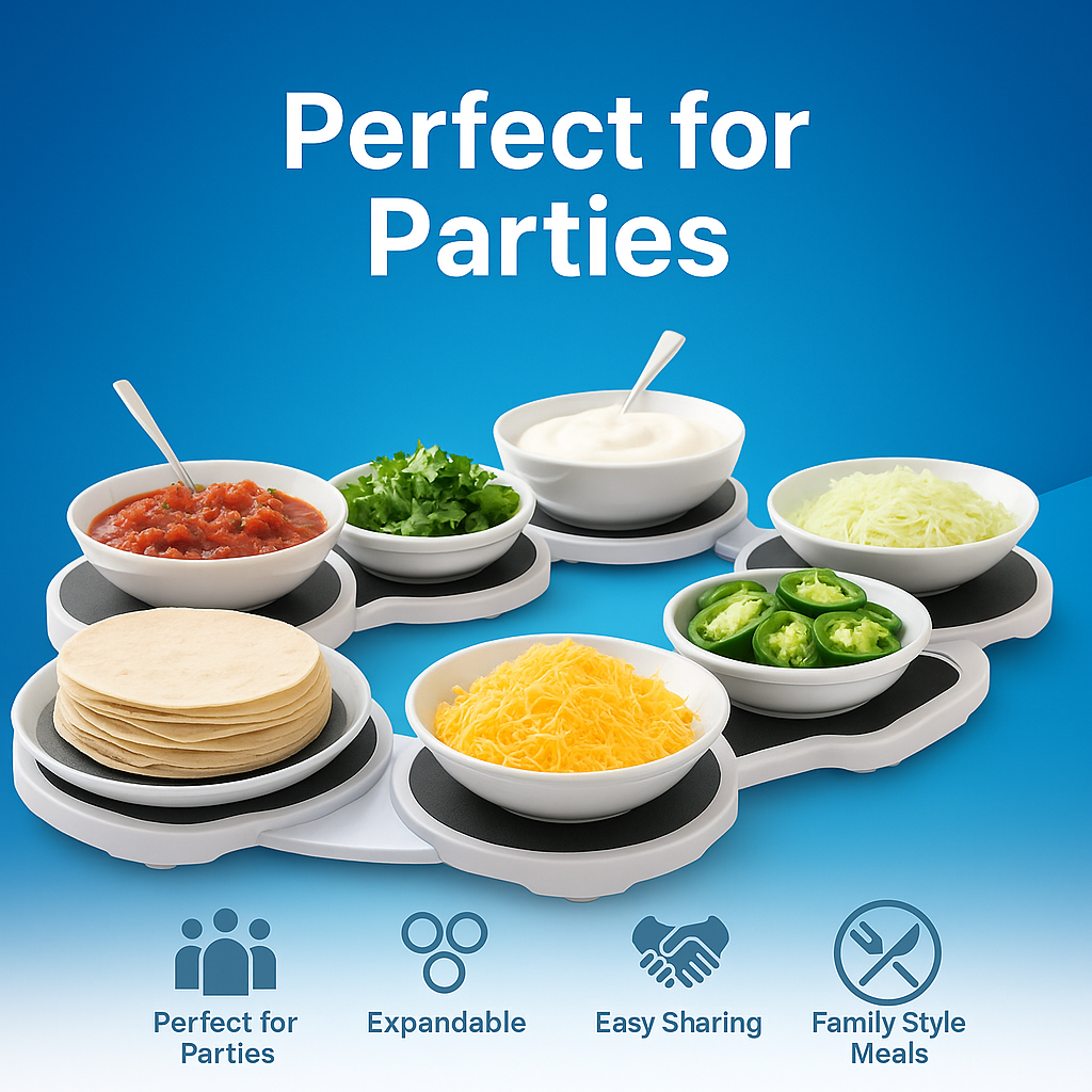 Ezygrab 360° rotating dining turntable